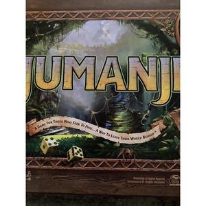 Jumanji the Game Real Wooden Box Edition of the Classic Adventure Board NEW
